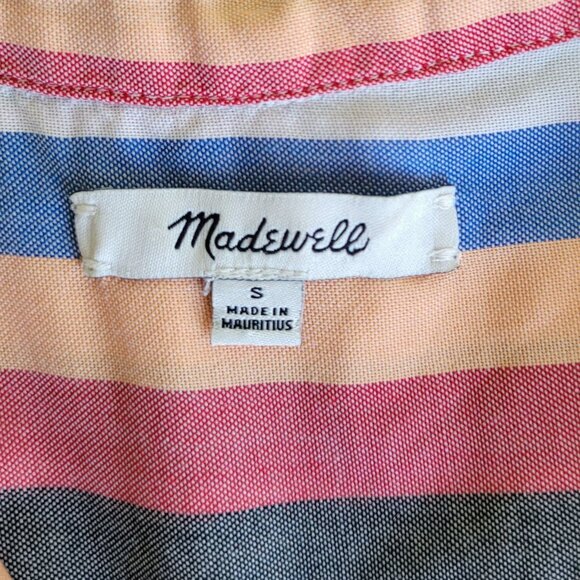 Madewell Cotton Oversized Shirt with Back Buttons size S - Picture 8 of 15